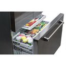 AGA Professional 36-inch, 22.6 cu. ft. Counter-Depth French 3-Door Refrigerator with Ice and Water AMPROFD23-SS IMAGE 5