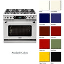 Capital 36-inch Freestanding Dual-Fuel Range CSB366-N IMAGE 2