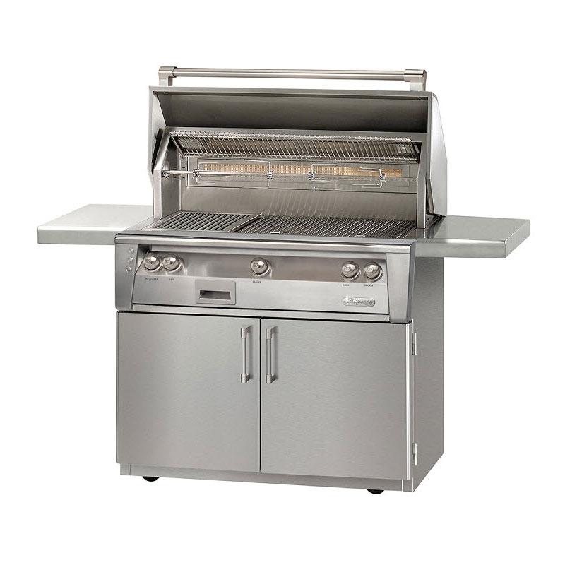 Alfresco 42in Luxury Gas Grill with Cart & SearZone ALXE-42SZC-LP IMAGE 5