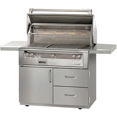 Alfresco 42in Luxury Gas Grill with Deluxe Cart & SearZone ALXE-42SZCD-LP IMAGE 1