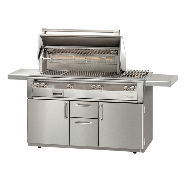 Alfresco 56in Luxury Deluxe Gas Grill with Cart & SearZone ALXE-56SZC-NG IMAGE 1