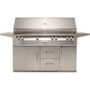 Alfresco 56in Luxury Gas Grill with Refrigerated Cart ALXE-56BFGR-LP IMAGE 1