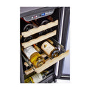 Haier 26-bottle Freestanding Wine Cooler HVCE15DBH IMAGE 4