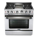 Capital 36-inch Freestanding Gas Range GSCR364B-N IMAGE 1