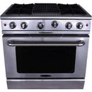 Capital 36-inch Freestanding Gas Range MCOR364B-N IMAGE 1