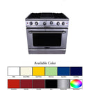 Capital 36-inch Freestanding Gas Range MCOR364B-N IMAGE 2