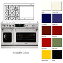 Capital 48-inch Freestanding Dual-Fuel Range CSB484GG-N IMAGE 5