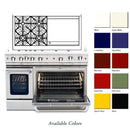 Capital 48-inch Freestanding Gas Range CGSR484GG-N IMAGE 2