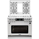 Capital 36-inch Freestanding Dual-Fuel Range COB362G2-N IMAGE 1