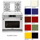 Capital 36-inch Freestanding Dual-Fuel Range COB362G2-N IMAGE 2