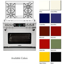 Capital 36-inch Freestanding Dual-Fuel Range CSB362G2-N IMAGE 2