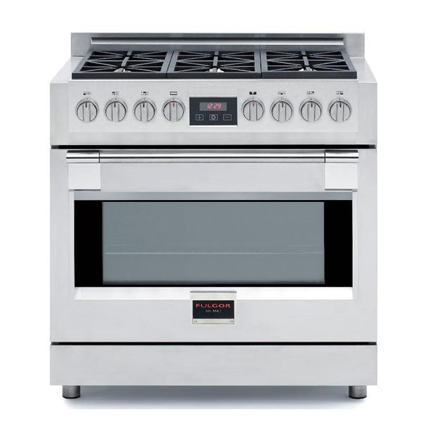 Fulgor Milano 36-inch Freestanding Gas Range F6PGR366S1 IMAGE 1