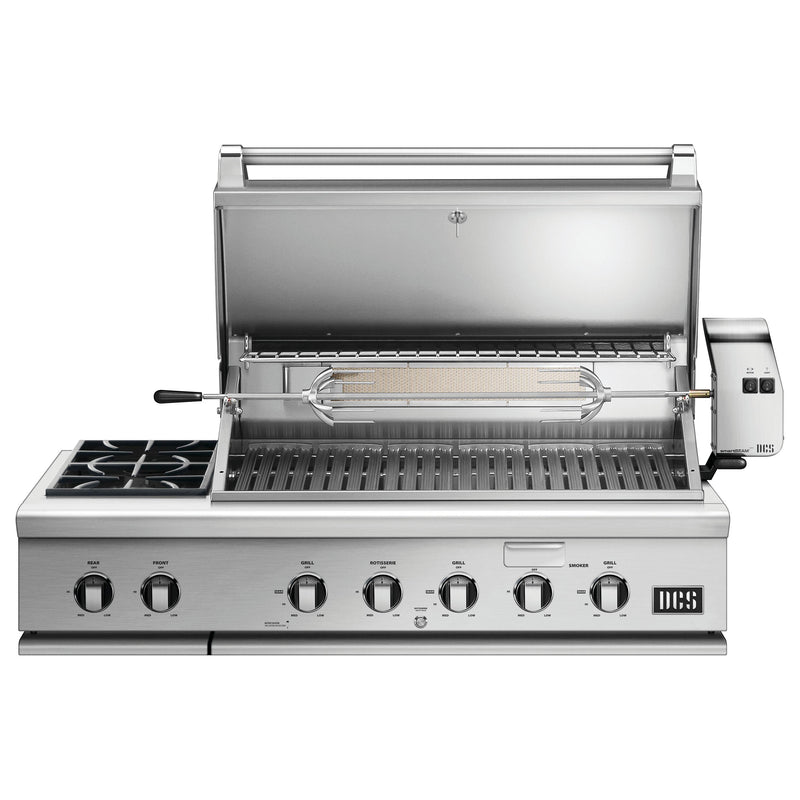 DCS Series 7 48in Built-in Gas Grill with Rotisserie & Double Side Burner BH1-48RS-N IMAGE 2