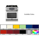 Capital 30-inch Freestanding Dual-Fuel Range COB304-N IMAGE 2