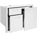 Lynx Ventana 30in Outdoor Kitchen Trash & Double Drawers Cabinet LTA30-4 IMAGE 1