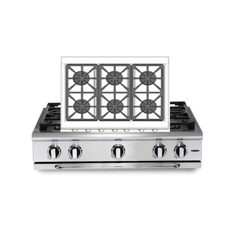 Capital 36-inch Gas Rangetop GRT366-N IMAGE 2