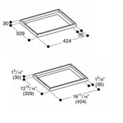 Gaggenau Ventilation Accessories Caps/Louvers and Collars AD220396 IMAGE 2