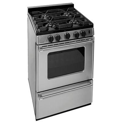 Premier 24 inch, Freestanding gas range P24B3102PS IMAGE 1