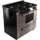 Premier 36-inch Freestanding Gas Range with 6 Burners P36B3182PS IMAGE 4