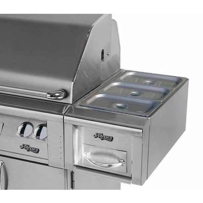 Alfresco 14in Food Warmer/Steam Table for Grill Cart AXEFWC IMAGE 1