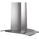 Faber 36-inch Tratto Isola Series Island Hood TRATIS36SS600-B IMAGE 1