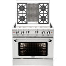 Capital 36-inch Freestanding Gas Range MCR364B-N IMAGE 1