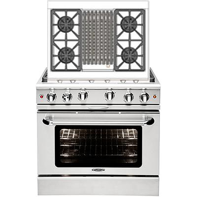 Capital 36-inch Freestanding Gas Range MCR364B-N IMAGE 1