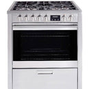 Porter & Charles 30-inch Slide-In Dual-Fuel Range FEG76B3 IMAGE 1