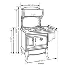 Elmira Stove Works 45-inch Freestanding Dual-Fuel Range 1875-C-XA-LP IMAGE 3
