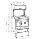 Elmira Stove Works 30-inch Freestanding Gas Range 1860-R-LP IMAGE 3