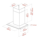 AEG 24-inch Wall Mount Range Hood Perfekt Glass-24 IMAGE 2