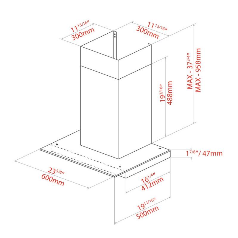 AEG 30-inch Wall Mount Range Hood Perfekt Glass-30 IMAGE 2