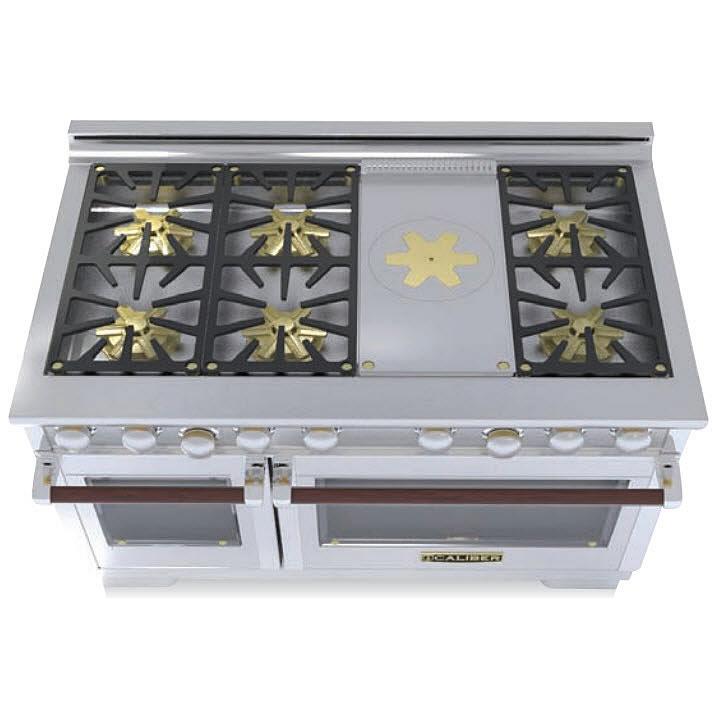 Caliber Appliances 48-inch Freestanding Gas Range RG4F-L IMAGE 2