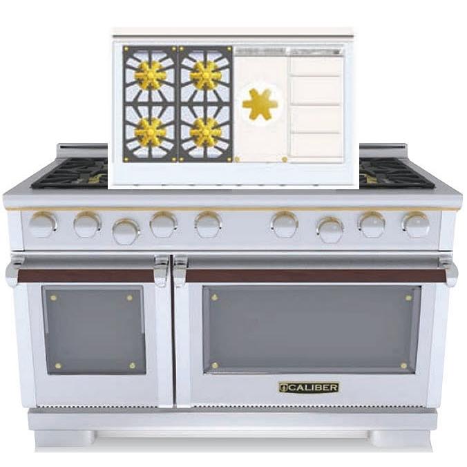 Caliber Appliances 48-inch Freestanding Gas Range RG4T-N IMAGE 1