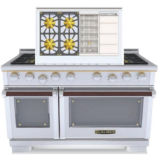 Caliber Appliances 48-inch Freestanding Gas Range RG4D-L IMAGE 1