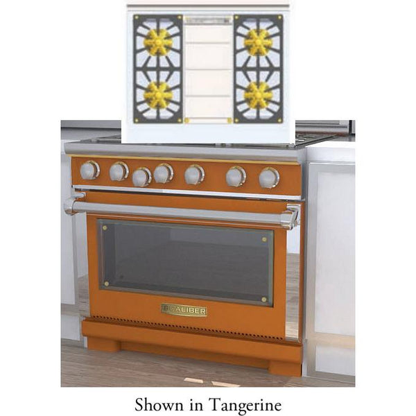 Caliber Appliances 36-inch Freestanding Gas Range RG3G-L IMAGE 1