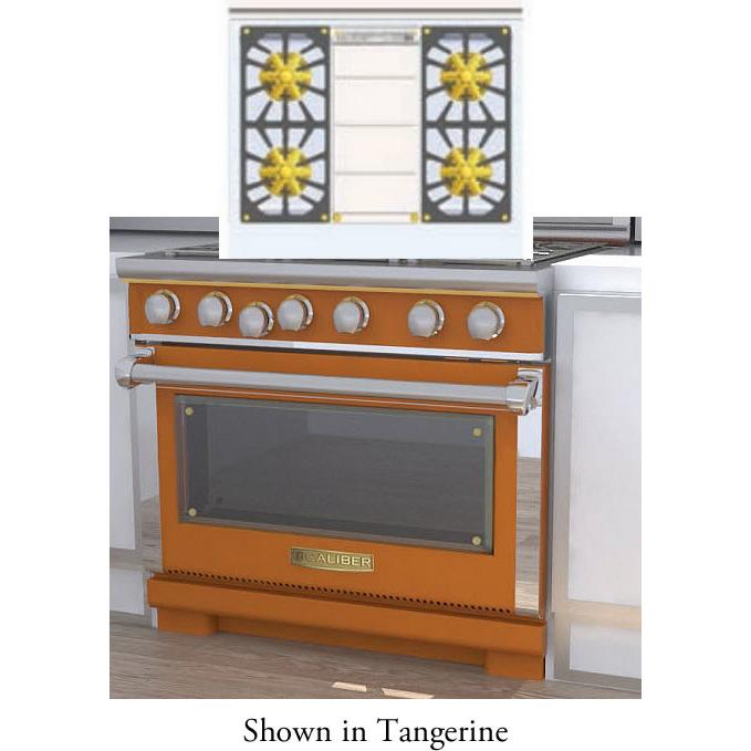 Caliber Appliances 36-inch Freestanding Gas Range RG3G-L IMAGE 1