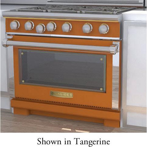 Caliber Appliances 36-inch Freestanding Gas Range RG36-N IMAGE 1