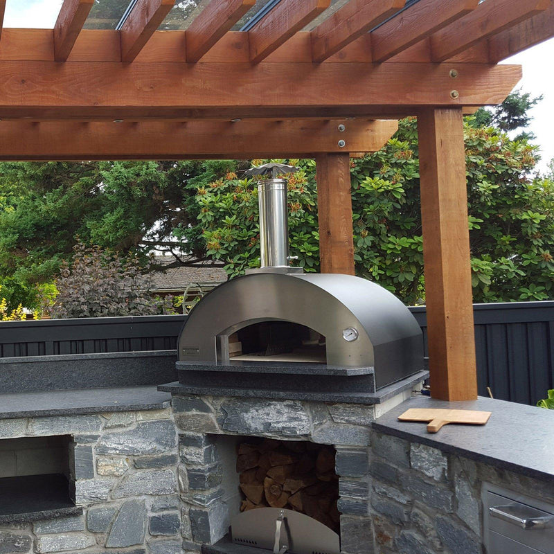 Fontana Forni Mangiafuoco Wood Countertop Outdoor Pizza Oven CA-FTFM-S IMAGE 8