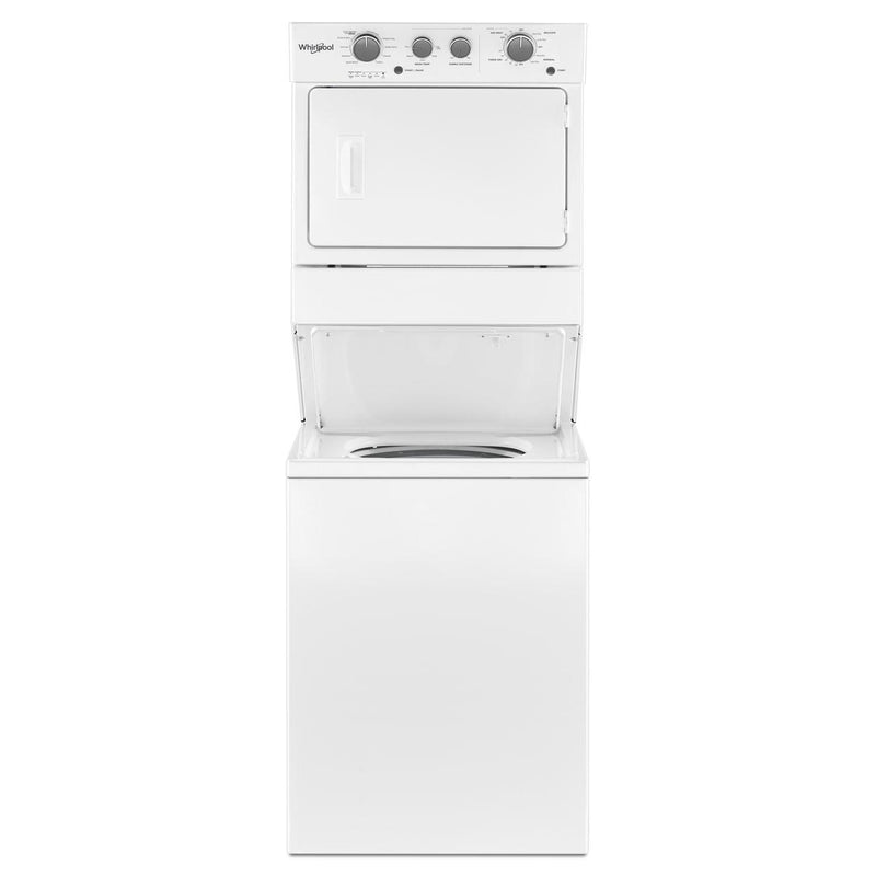 Whirlpool Stacked Washer/Dryer Electric Laundry Centre YWET4027HW IMAGE 2
