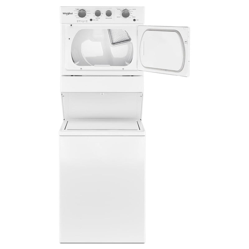Whirlpool Stacked Washer/Dryer Electric Laundry Centre YWET4027HW IMAGE 3