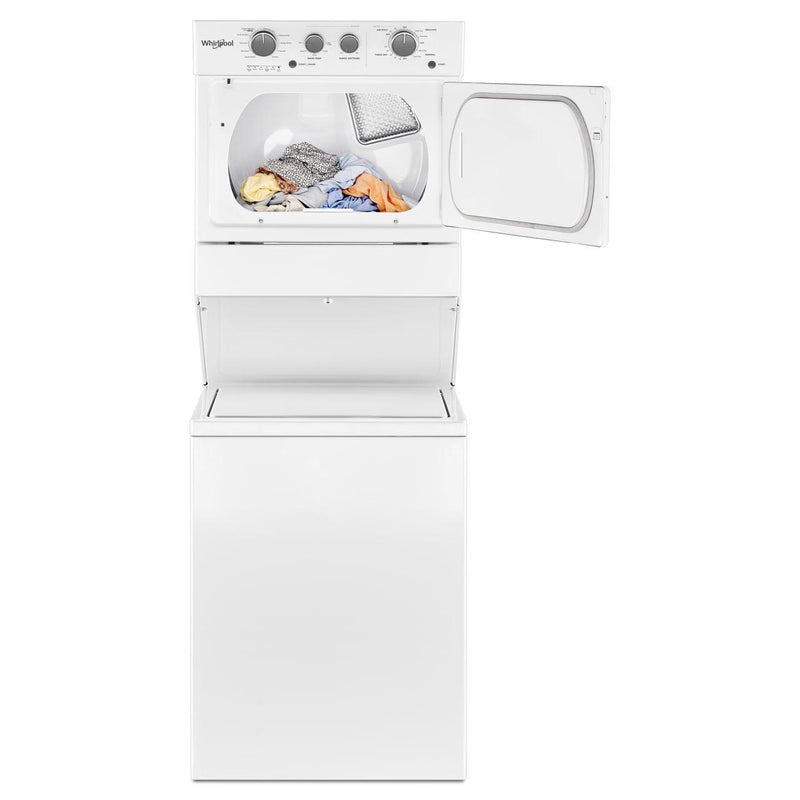 Whirlpool Stacked Washer/Dryer Electric Laundry Centre YWET4027HW IMAGE 4