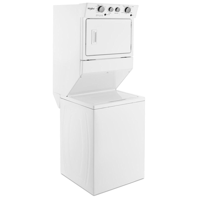Whirlpool Stacked Washer/Dryer Electric Laundry Centre YWET4027HW IMAGE 6