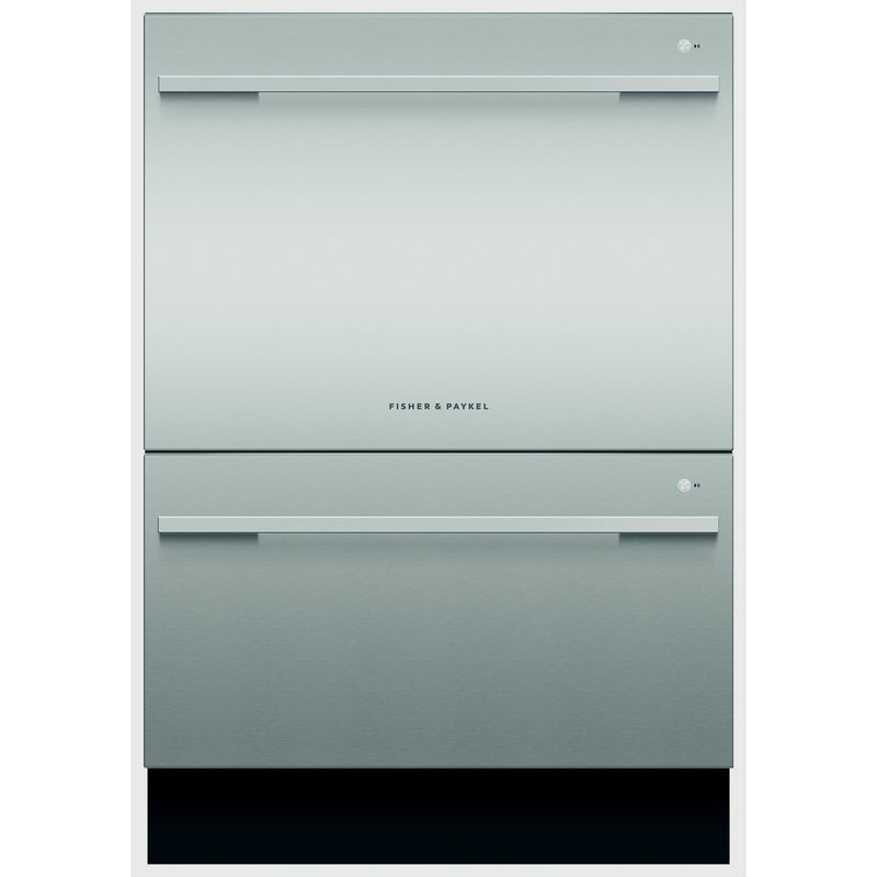 Fisher & Paykel 24-inch Built-in Double DishDrawer with SmartDrive™ Technology DD24DDFTX9 N IMAGE 1