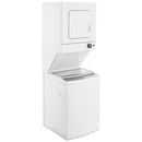 Whirlpool Stacked Washer/Dryer Electric Laundry Centre with EasyView™ Glass Lid YWET4024HW IMAGE 7