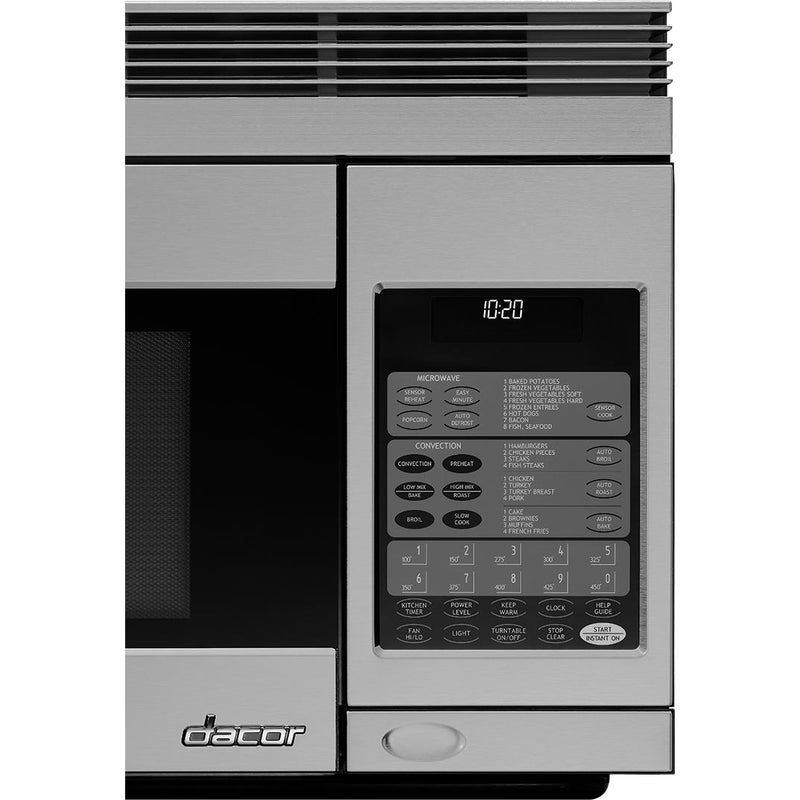 Dacor 30-inch, 1.1 cu. ft. Over-the-Range Microwave Oven with Convection PCOR30S IMAGE 2