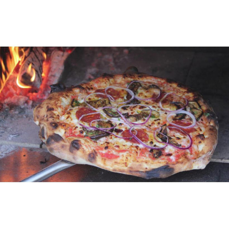 Fontana Forni Margherita Wood Countertop Outdoor Pizza Oven with Cart CA-FTMAR-R-CART IMAGE 5