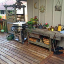 evo Professional Wheeled Cart Gas Flat Top Grill 10-0002-LP IMAGE 2