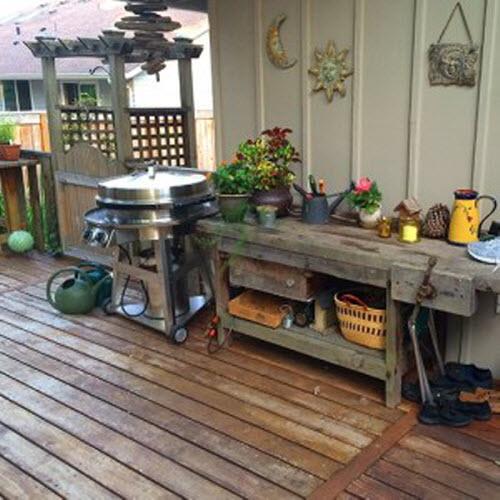 evo Professional Wheeled Cart Gas Flat Top Grill 10-0002-LP IMAGE 2