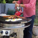 evo Professional Wheeled Cart Gas Flat Top Grill 10-0002-LP IMAGE 6